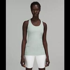 Set of 2 Cool Racerback Tank Top - White & Silver Blue Size 8